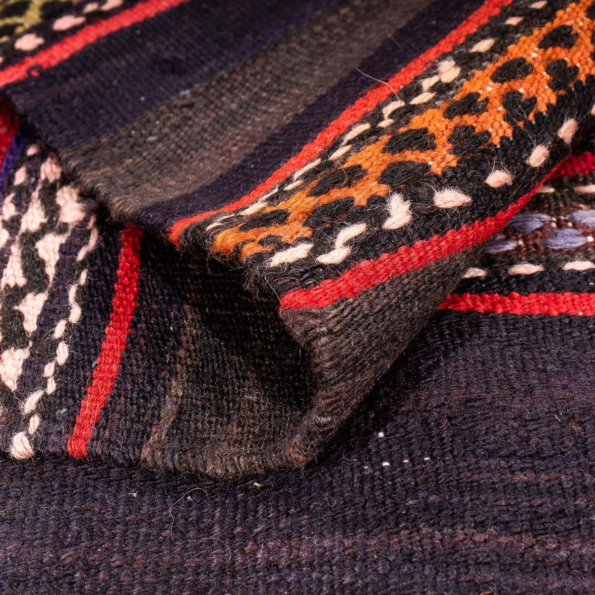 Kelim-matta - gammal - 150 x 110 cm - flerfärgad