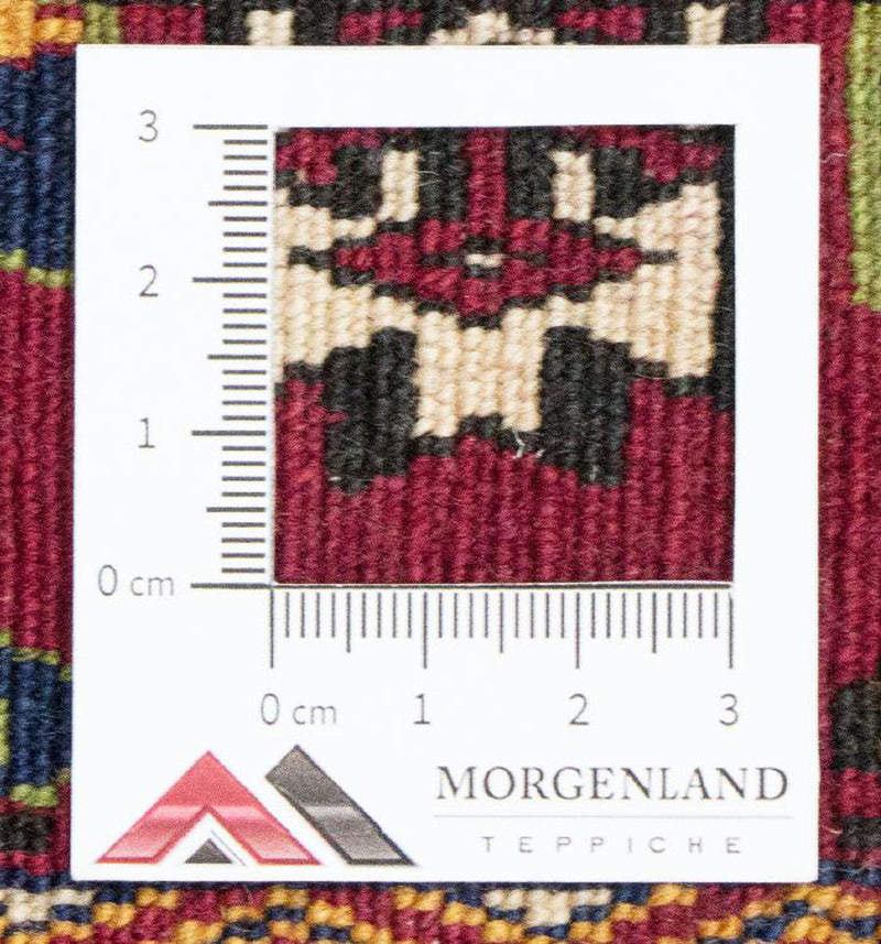 Afghansk matta - Bukhara - 106 x 94 cm - röd