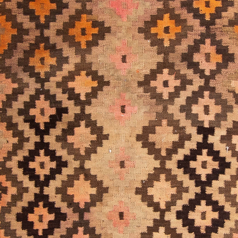 Runner Kelim-matta - gammal - 350 x 120 cm - flerfärgad