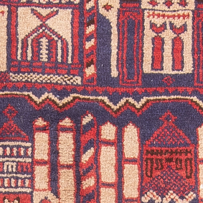 Baluch-matta - 145 x 87 cm - flerfärgad