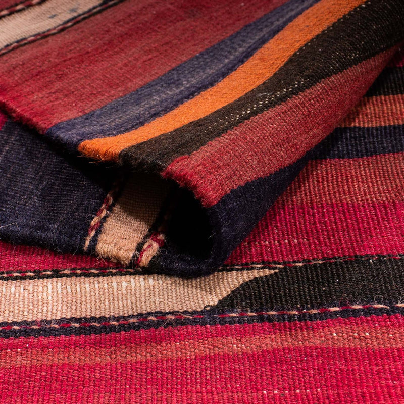 Kelim-matta - gammal - 215 x 140 cm - flerfärgad