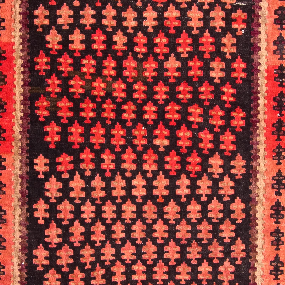 Kelim-matta - gammal - 270 x 145 cm - flerfärgad