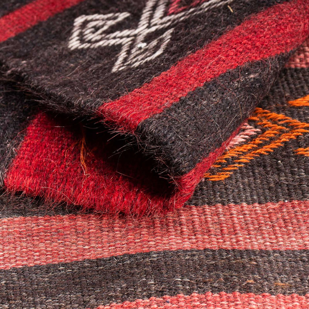 Kelim-matta - gammal - 160 x 115 cm - flerfärgad