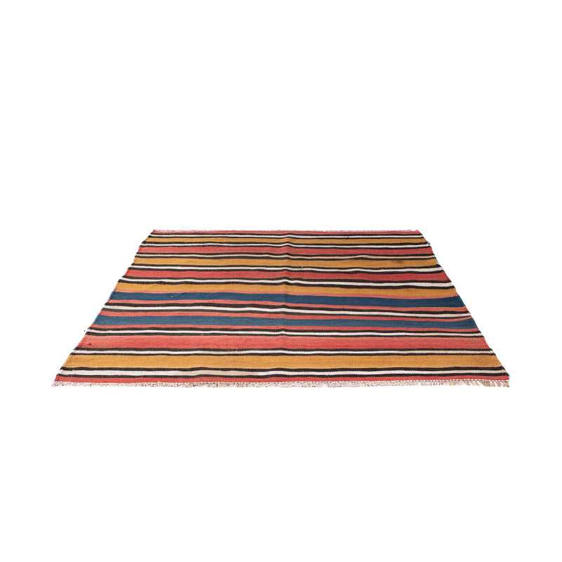 Kelim-matta - gammal kvadrat  - 140 x 130 cm - flerfärgad
