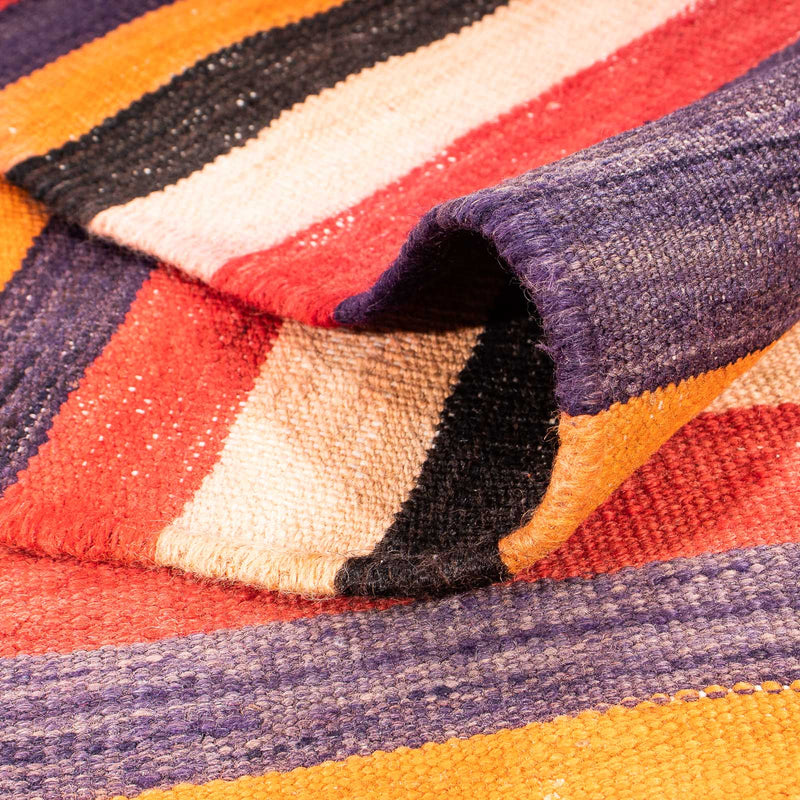 Runner Kelim-matta - gammal - 330 x 130 cm - flerfärgad