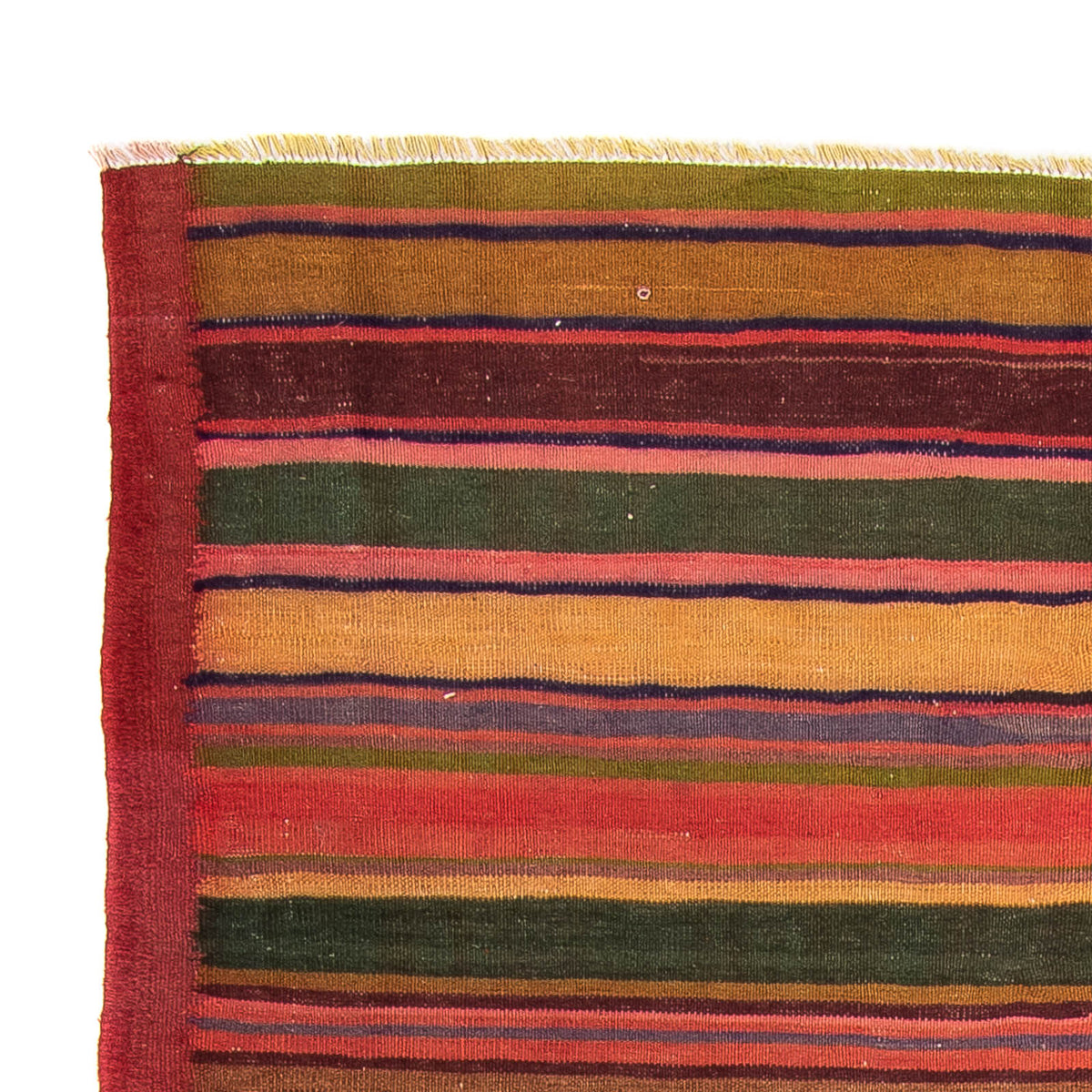 Kelim-matta - gammal - 235 x 155 cm - flerfärgad