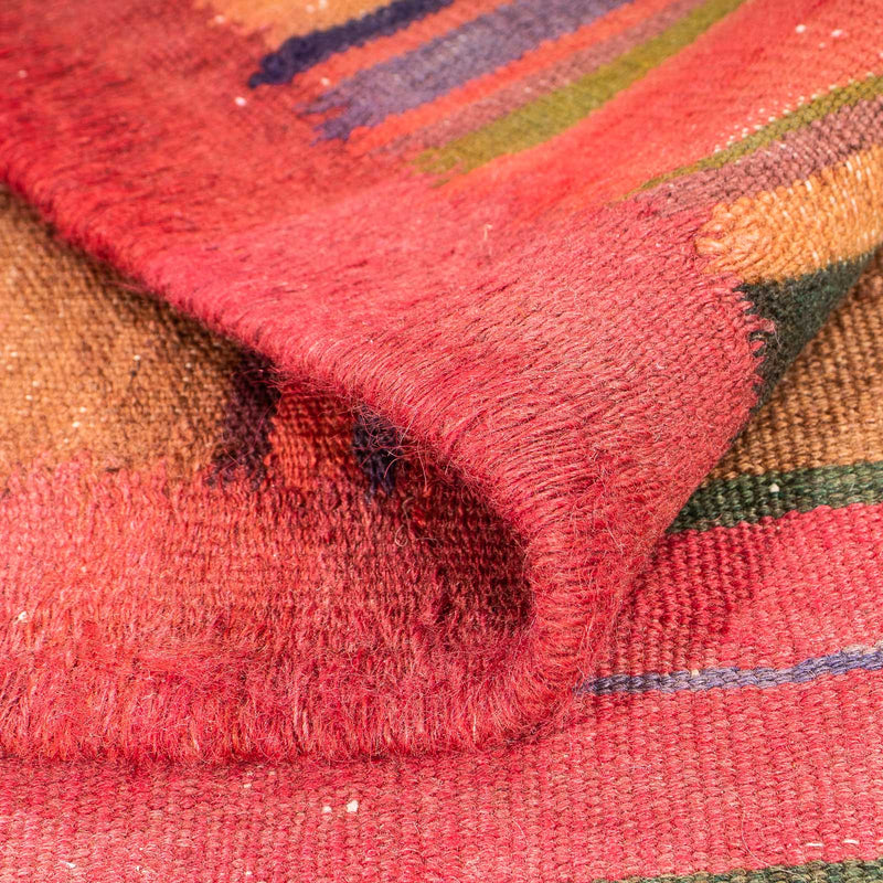 Kelim-matta - gammal - 235 x 155 cm - flerfärgad