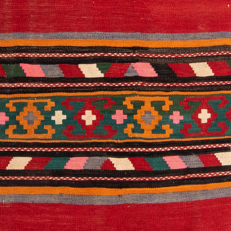 Runner Kelim-matta - gammal - 270 x 145 cm - flerfärgad