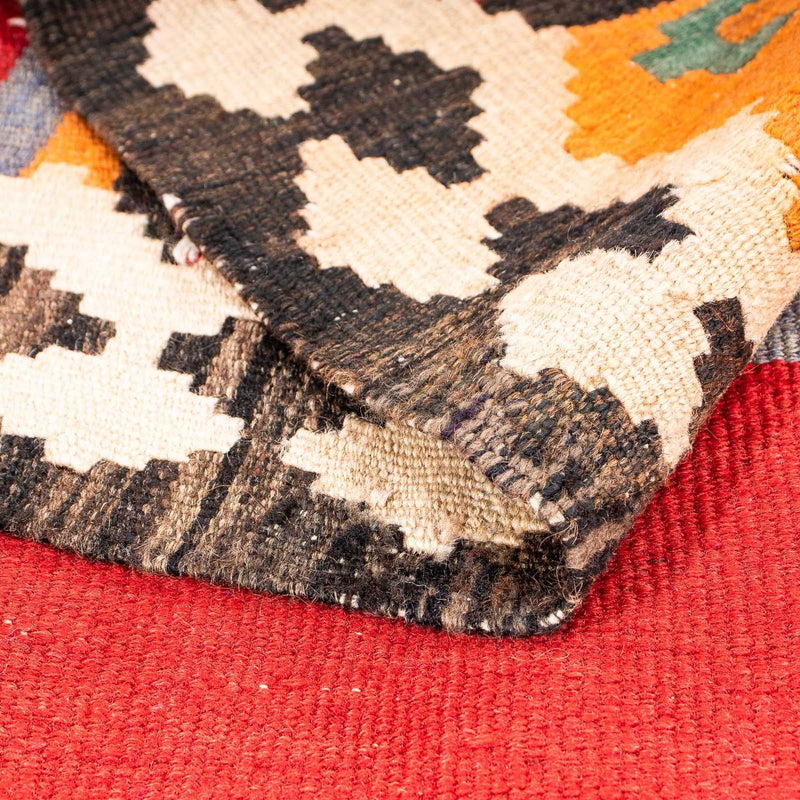 Runner Kelim-matta - gammal - 270 x 145 cm - flerfärgad