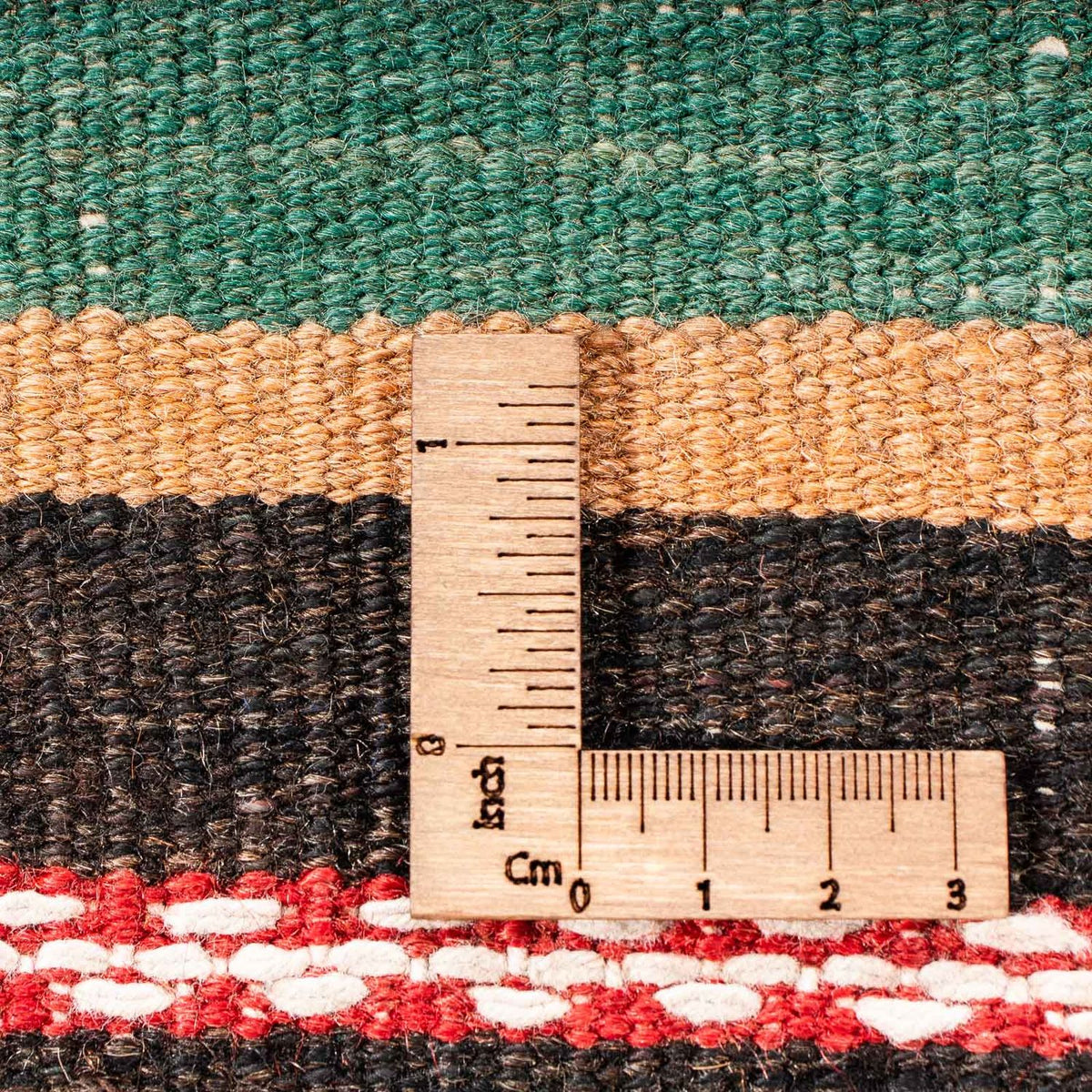 Runner Kelim-matta - gammal - 270 x 145 cm - flerfärgad