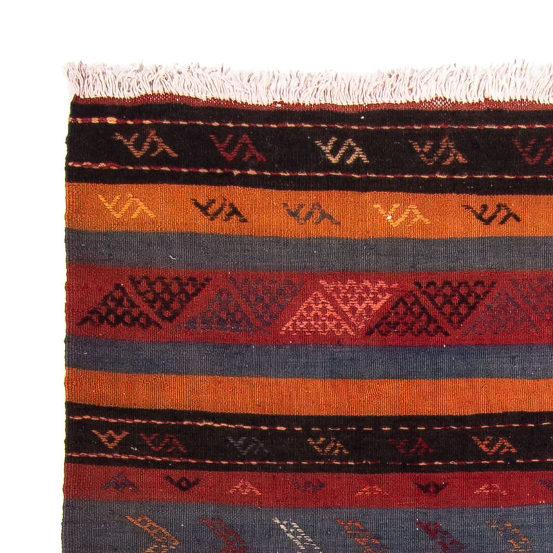 Kelim-matta - gammal - 205 x 160 cm - flerfärgad