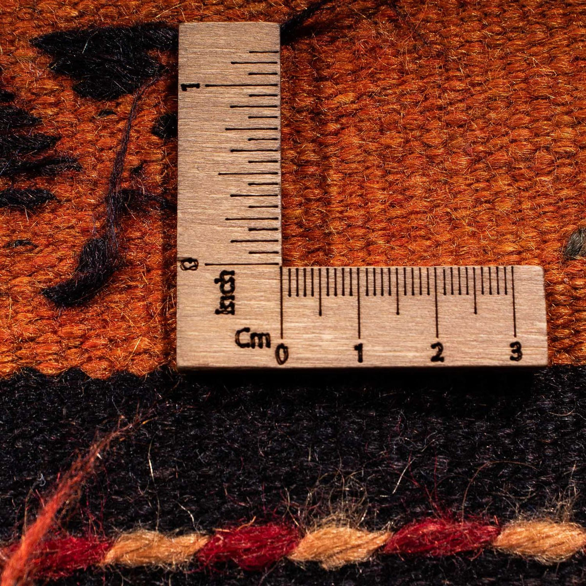 Kelim-matta - gammal - 205 x 160 cm - flerfärgad