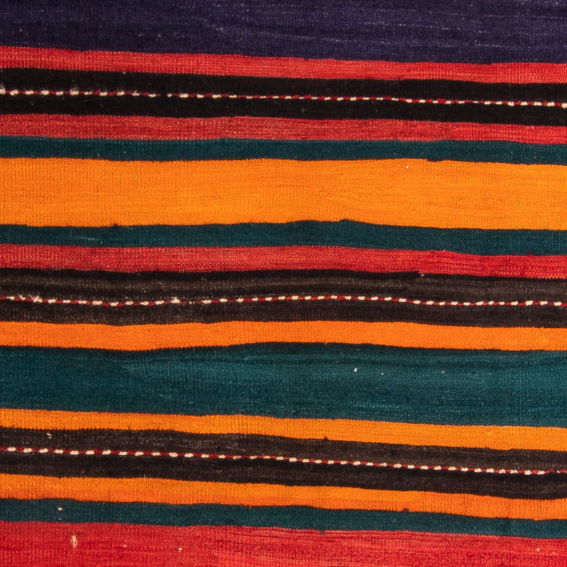 Kelim-matta - gammal - 195 x 160 cm - flerfärgad