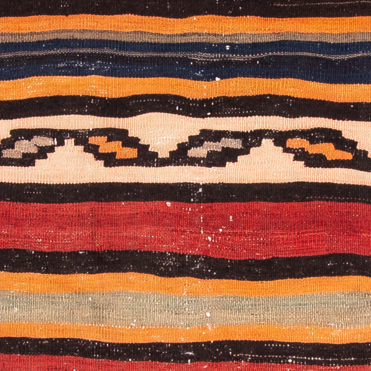 Kelim-matta - gammal - 180 x 125 cm - flerfärgad