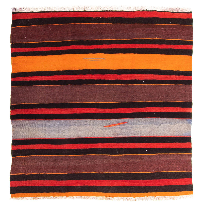 Kelim-matta - gammal - 150 x 140 cm - flerfärgad