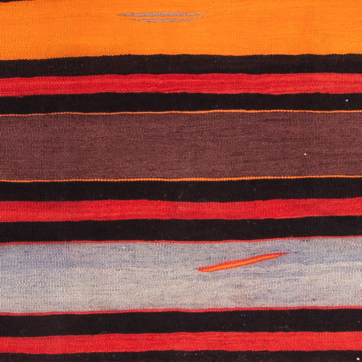 Kelim-matta - gammal - 150 x 140 cm - flerfärgad