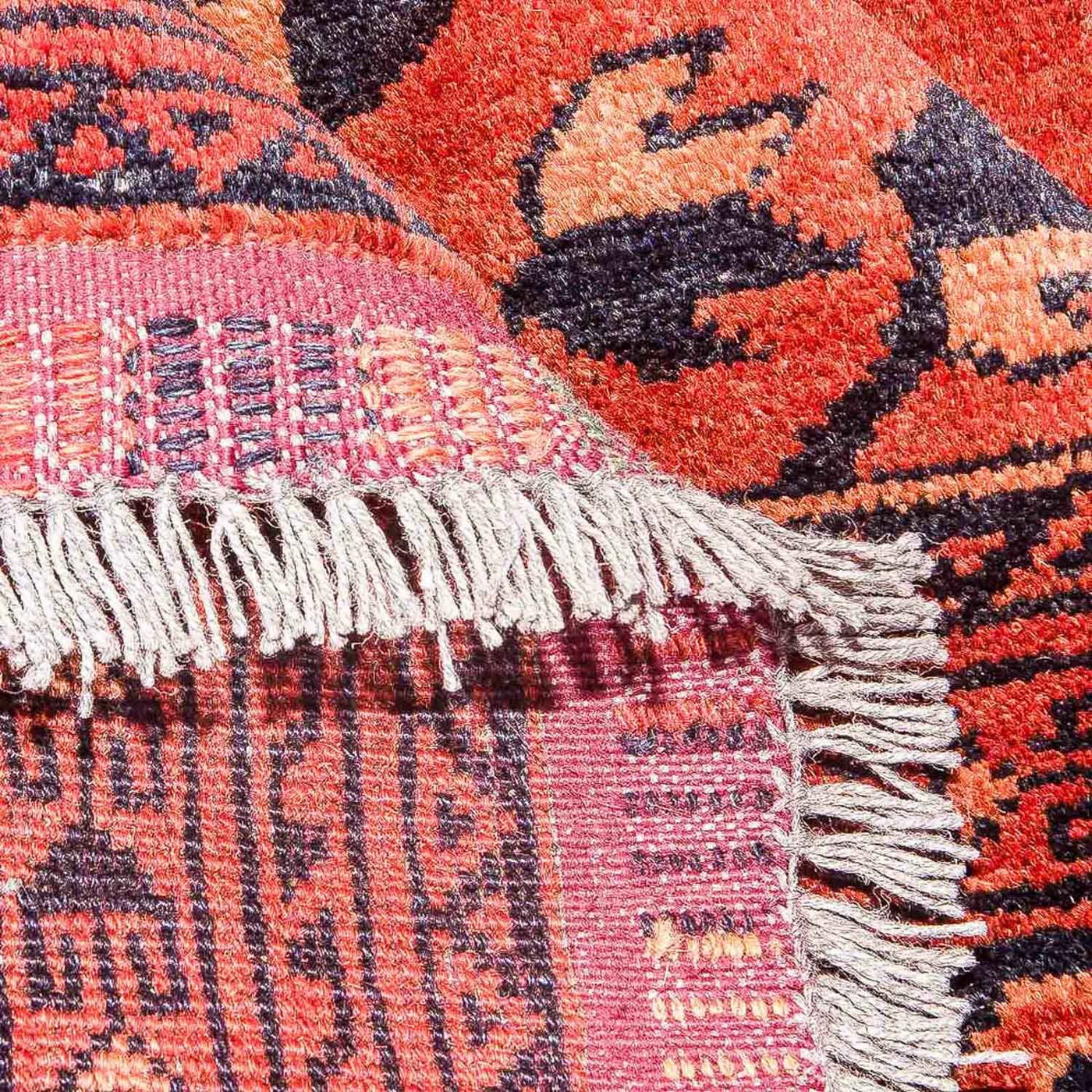 Afghansk matta - Kunduz - 275 x 216 cm - röd
