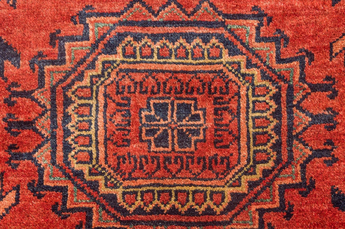 Afghansk matta - Kunduz - 275 x 216 cm - röd