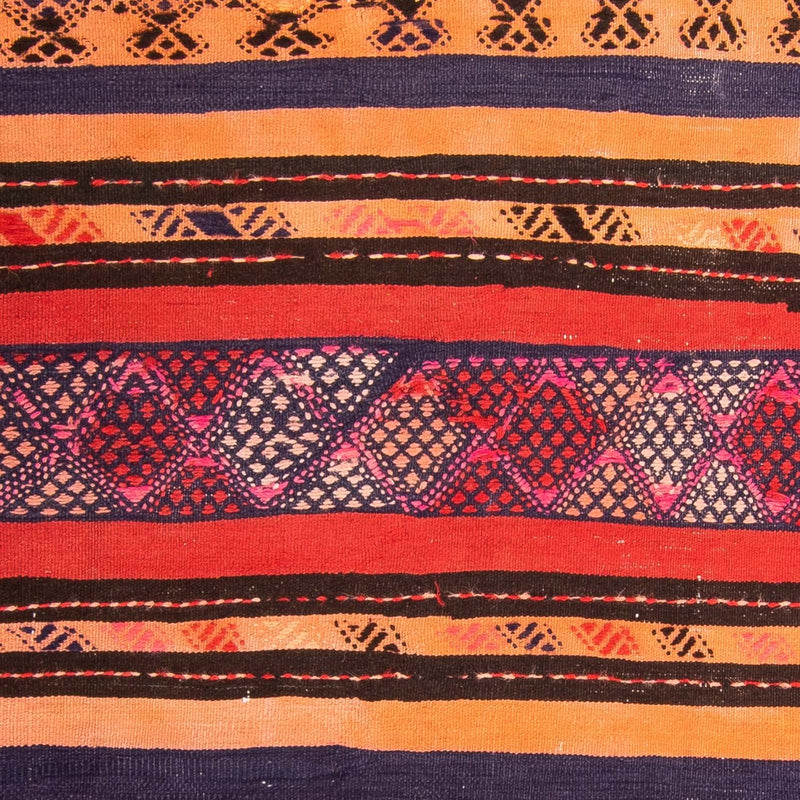 Kelim-matta - gammal kvadrat  - 150 x 125 cm - flerfärgad