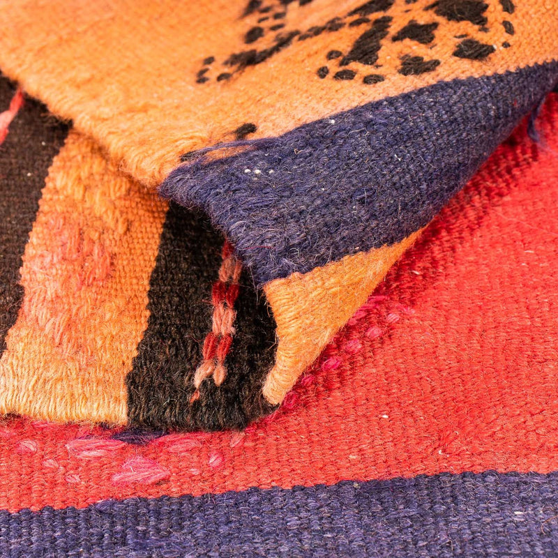 Kelim-matta - gammal kvadrat  - 150 x 125 cm - flerfärgad