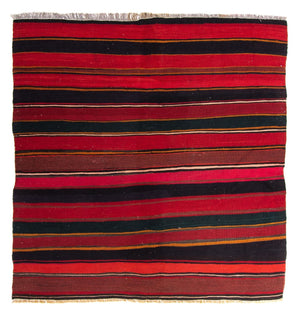 Kelim-matta - gammal - 130 x 100 cm - flerfärgad