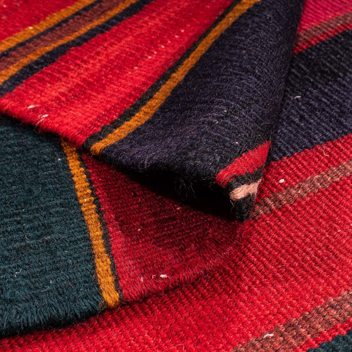 Kelim-matta - gammal - 130 x 100 cm - flerfärgad