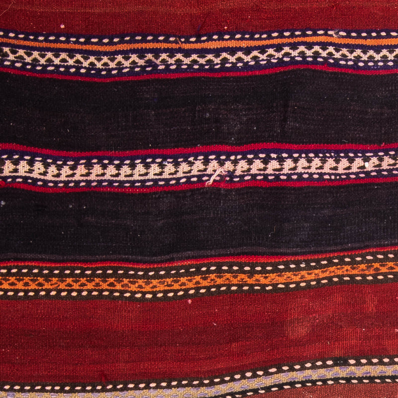 Kelim-matta - gammal - 130 x 120 cm - flerfärgad