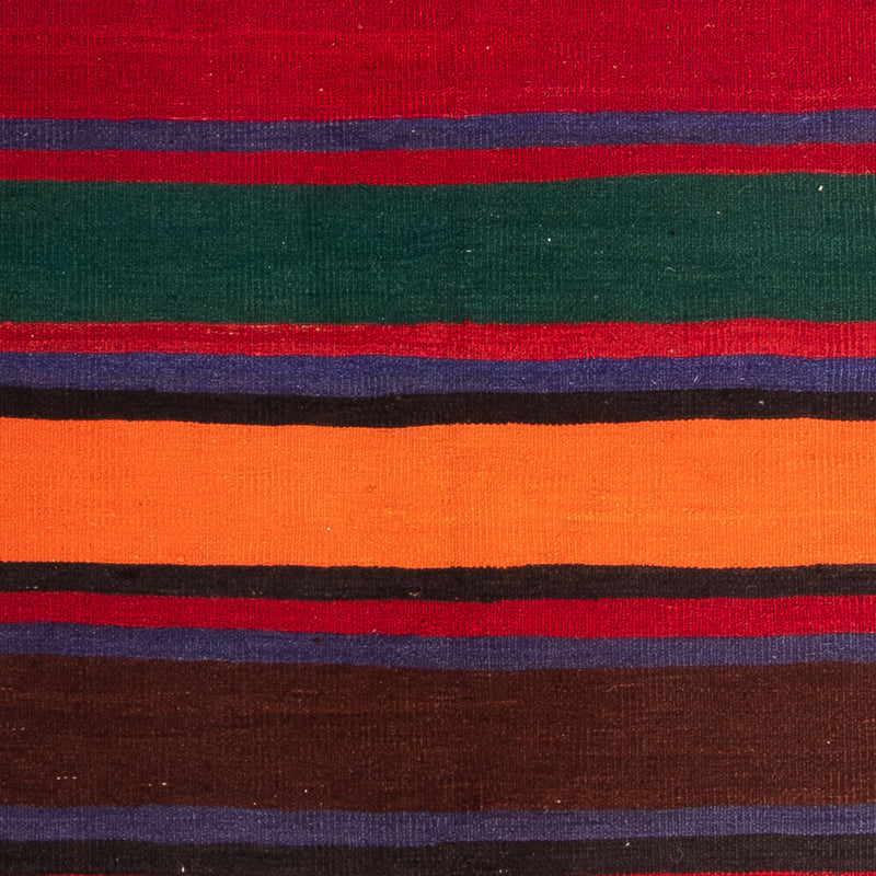 Kelim-matta - gammal - 210 x 180 cm - flerfärgad