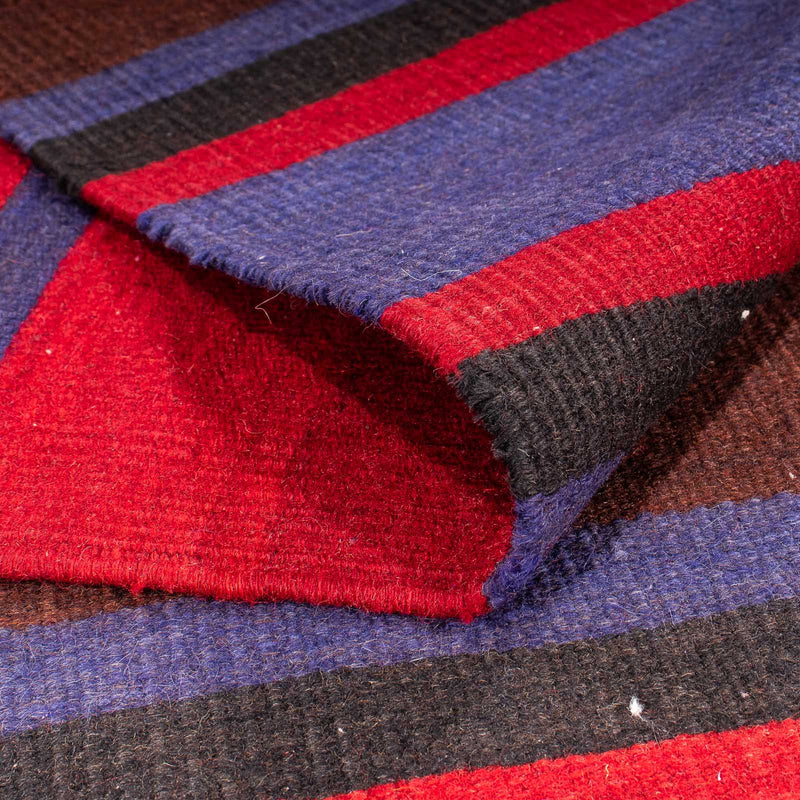 Kelim-matta - gammal - 210 x 180 cm - flerfärgad