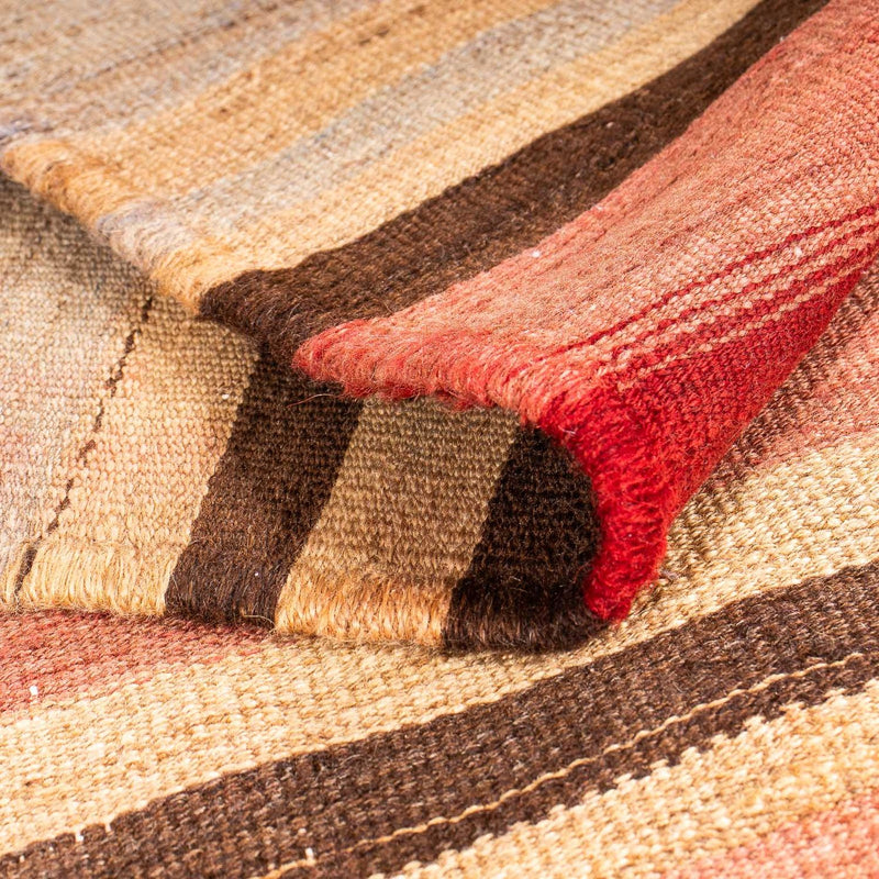 Kelim-matta - gammal kvadrat  - 160 x 160 cm - flerfärgad