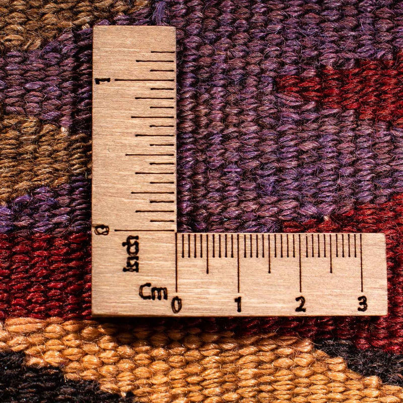 Kelim-matta - gammal - 114 x 90 cm - flerfärgad