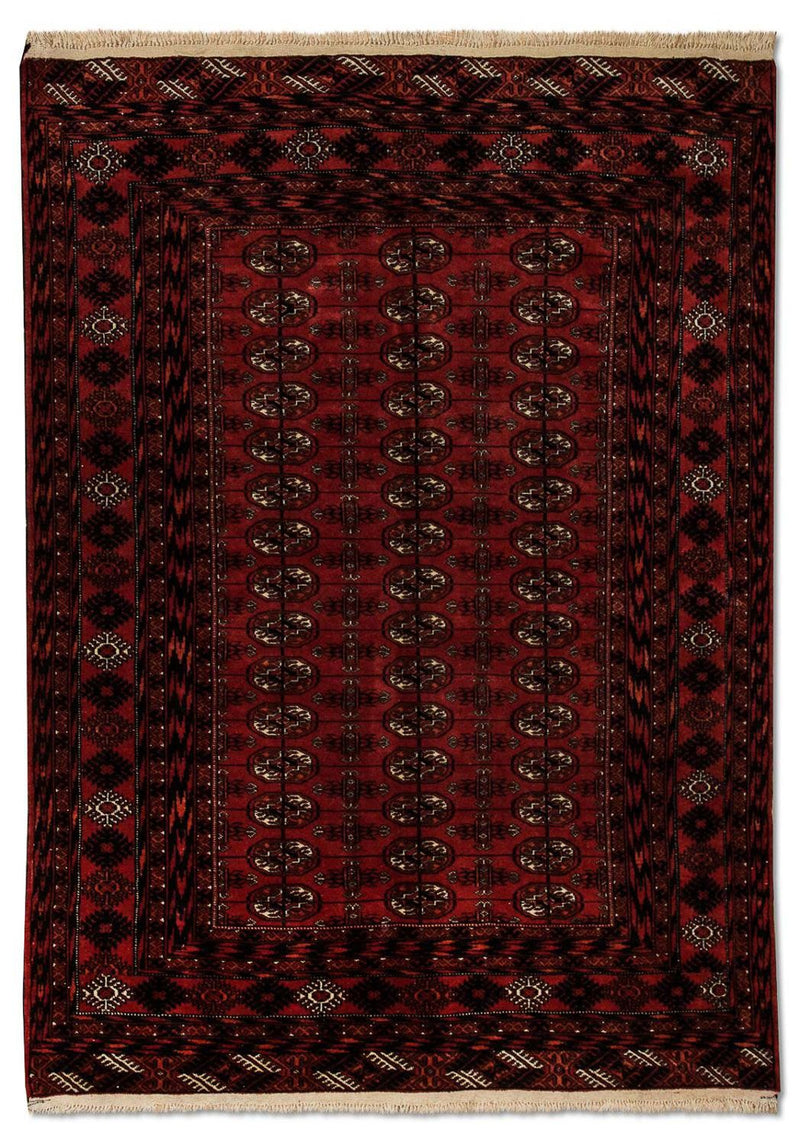 Afghansk matta - Bukhara - 164 x 120 cm - röd