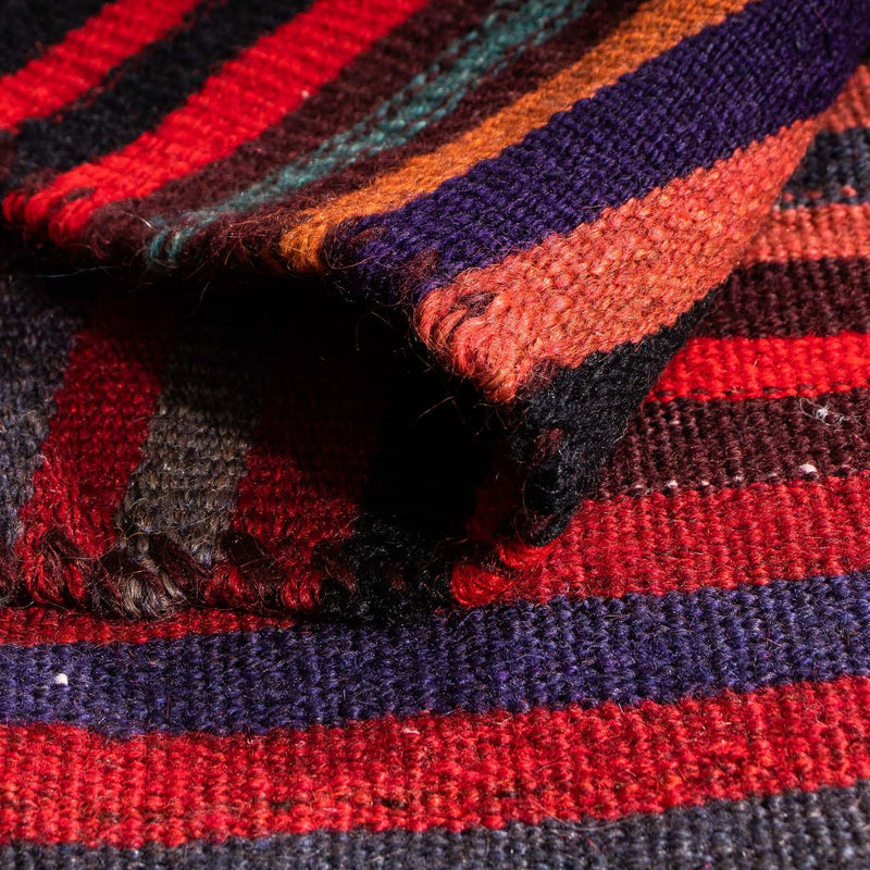 Kelim-matta - gammal - 105 x 90 cm - flerfärgad