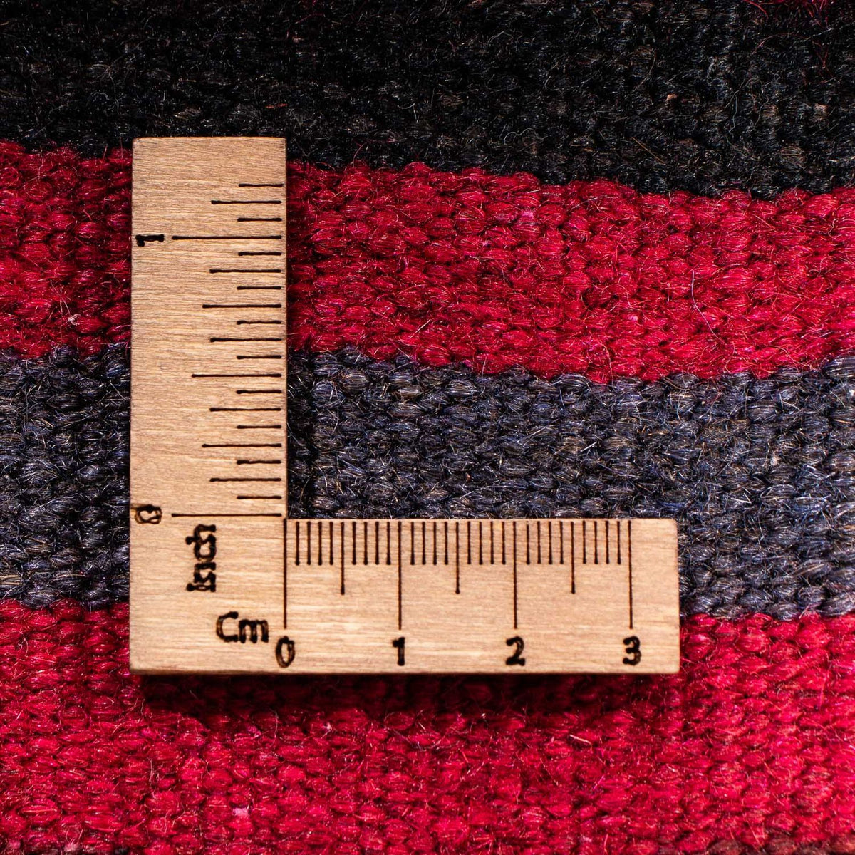 Kelim-matta - gammal - 105 x 90 cm - flerfärgad