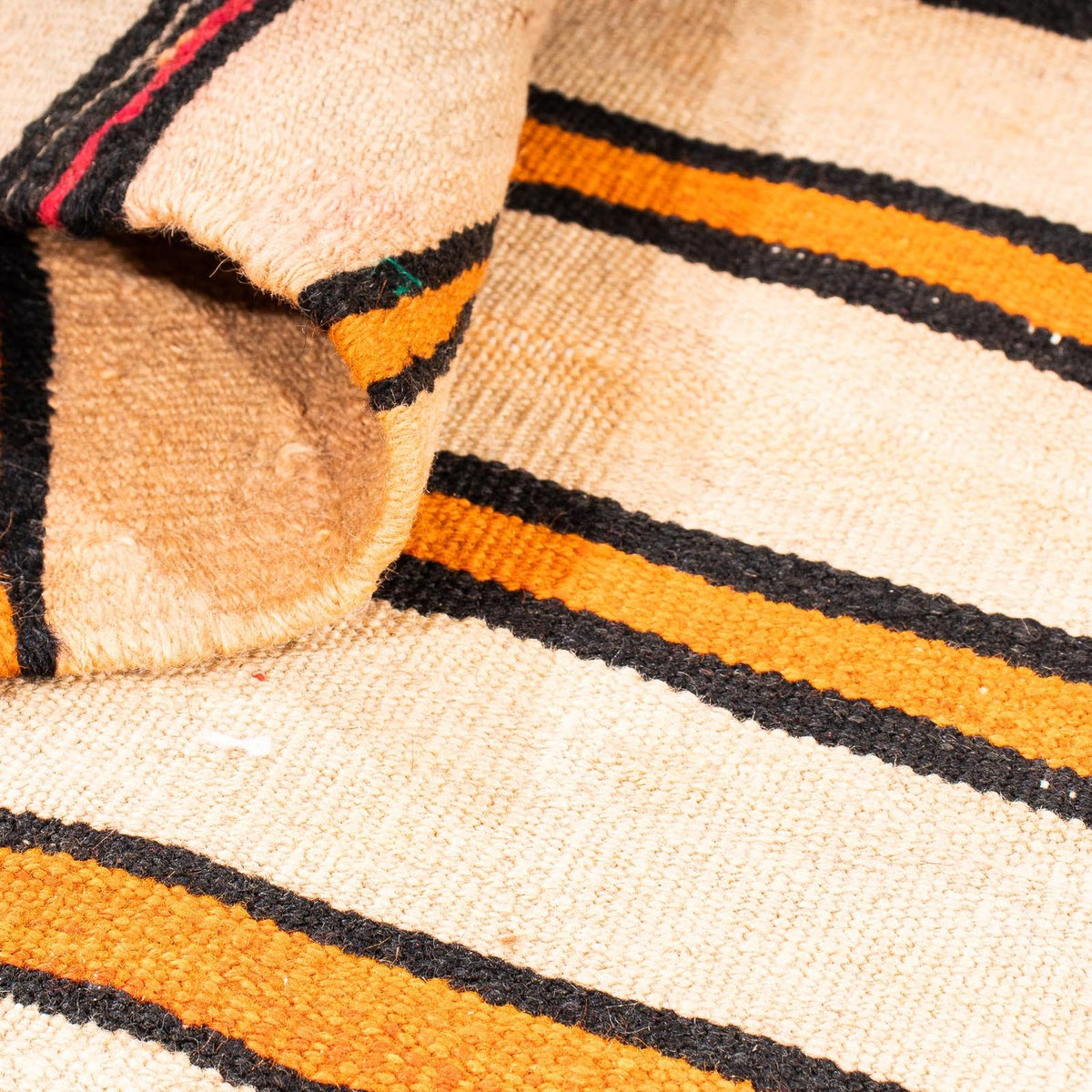 Kelim-matta - gammal kvadrat  - 150 x 147 cm - flerfärgad