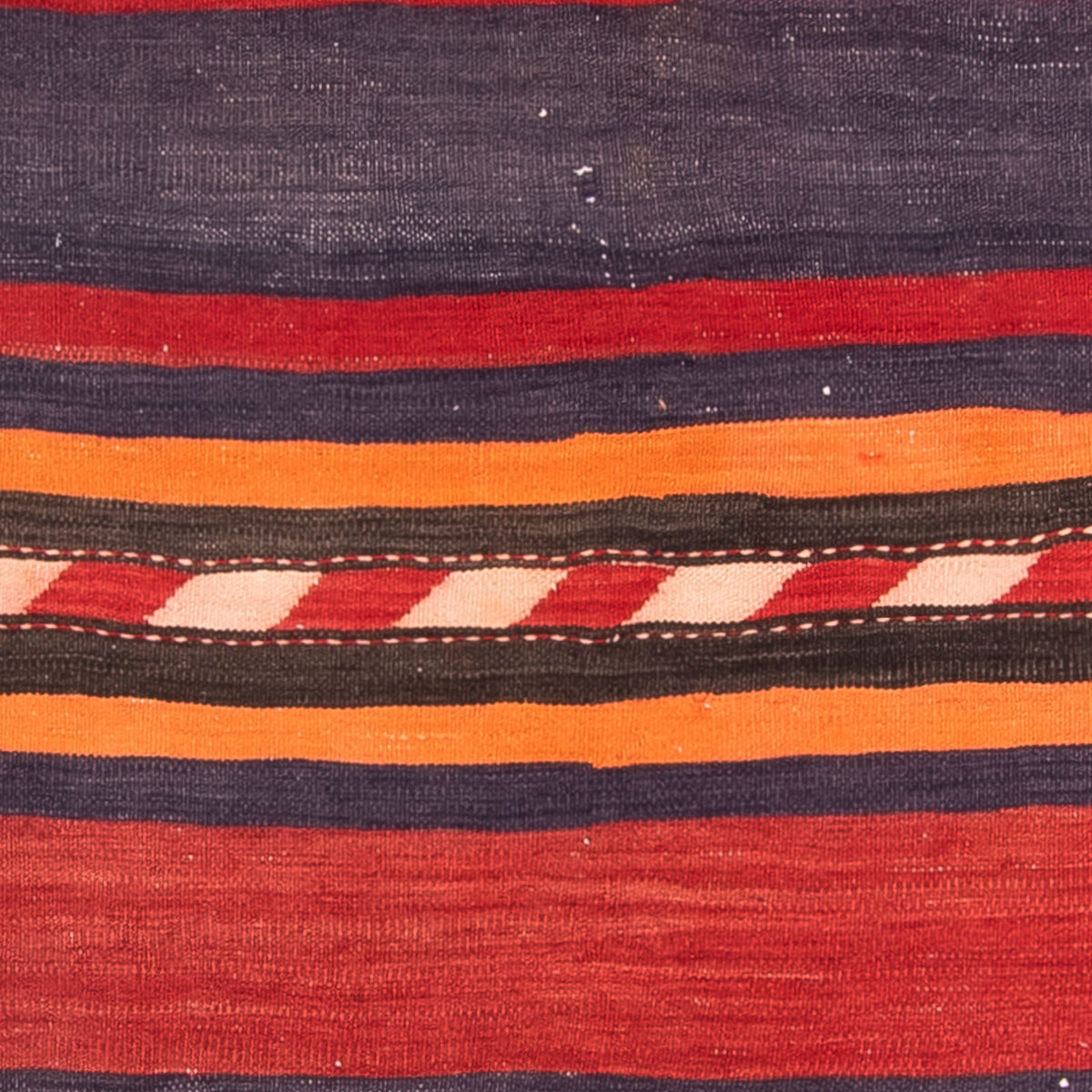 Kelim-matta - gammal - 160 x 150 cm - flerfärgad