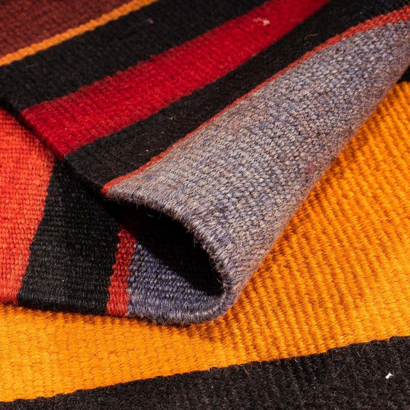 Kelim-matta - gammal kvadrat  - 150 x 135 cm - flerfärgad