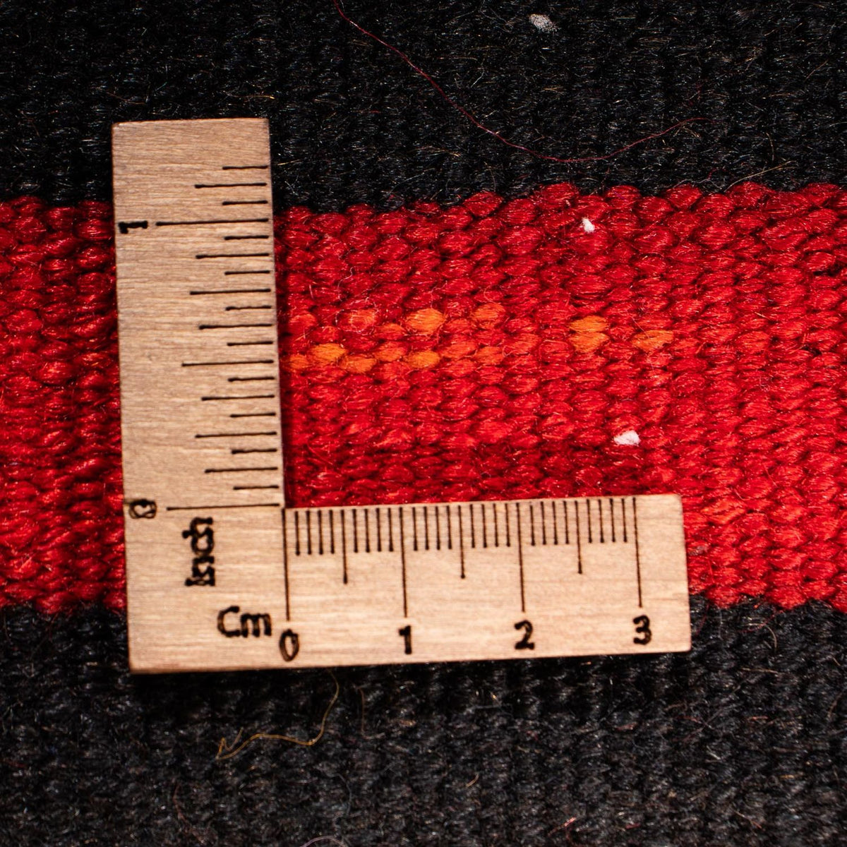 Kelim-matta - gammal kvadrat  - 150 x 135 cm - flerfärgad