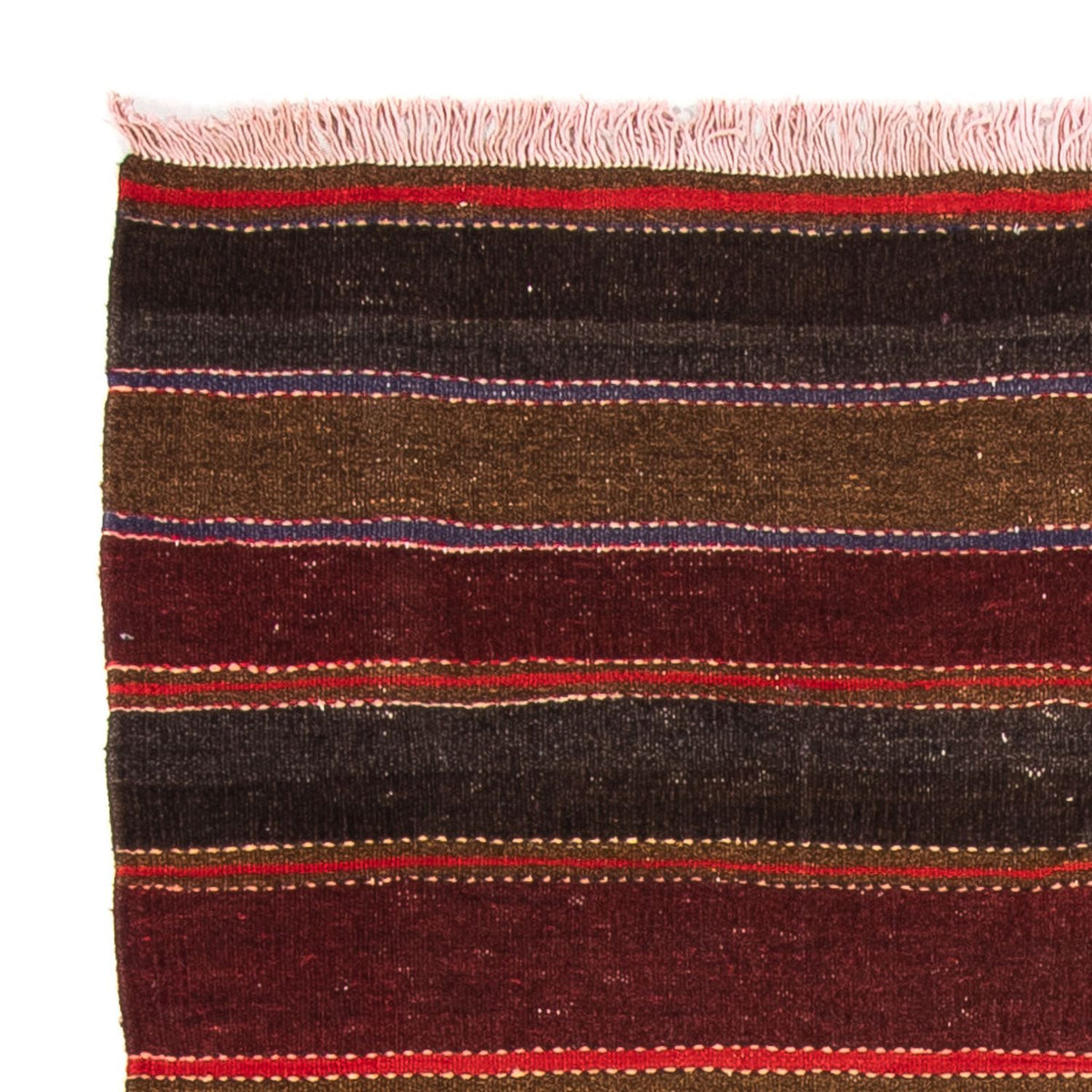 Kelim-matta - gammal - 200 x 160 cm - flerfärgad