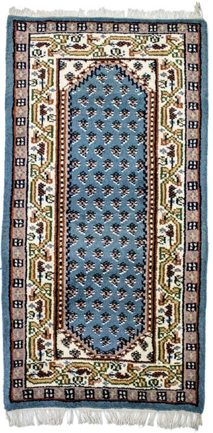Oriental Carpet - 160 x 90 cm - ljusblå