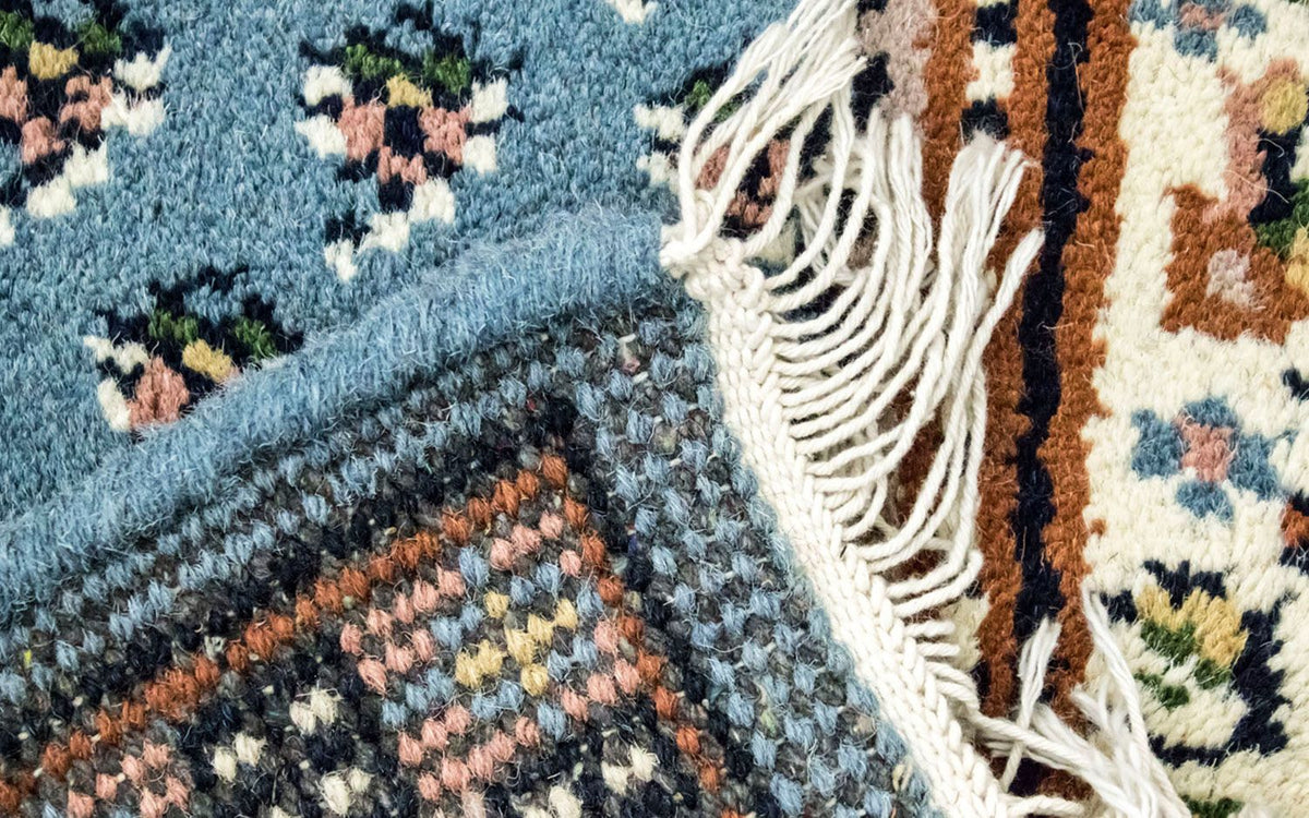 Oriental Carpet - 160 x 90 cm - ljusblå