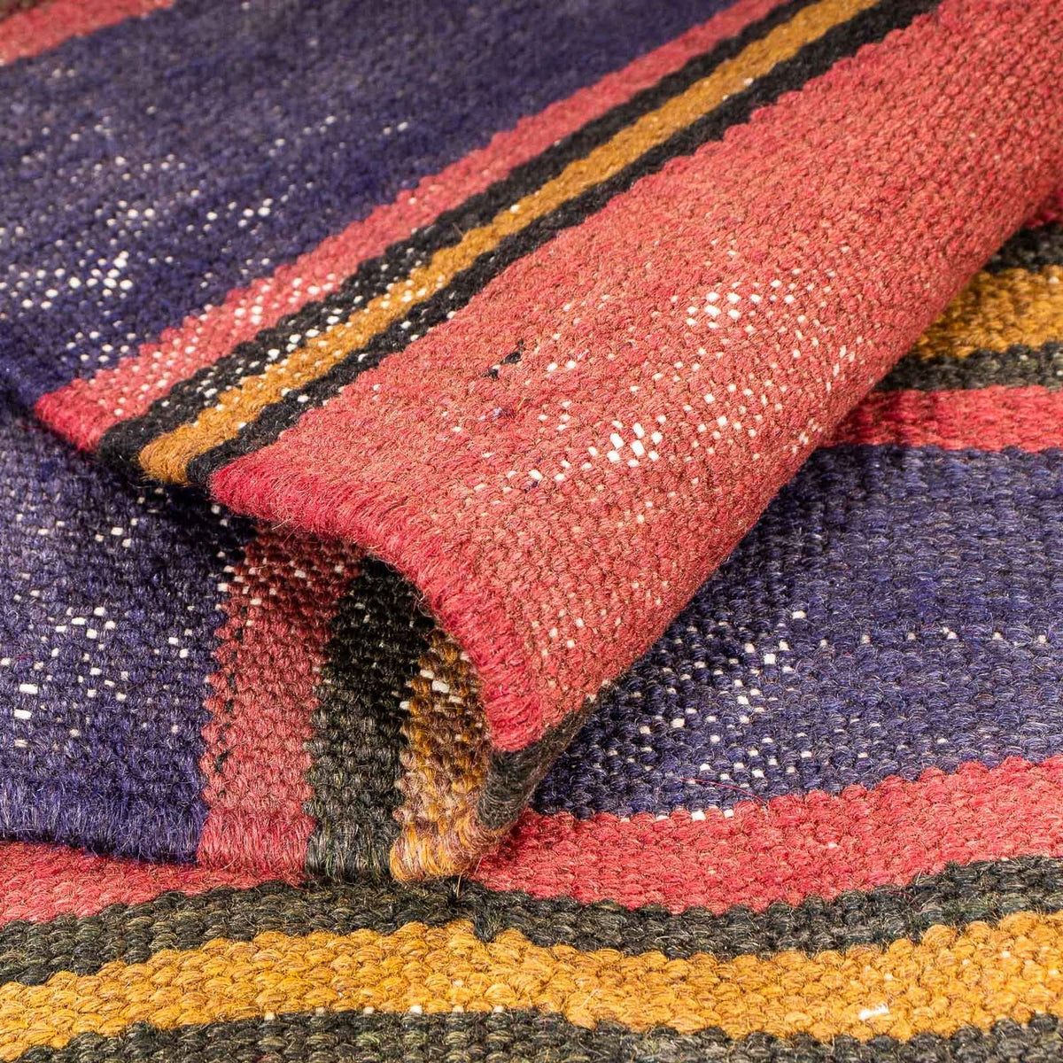 Kelim-matta - gammal - 180 x 125 cm - flerfärgad