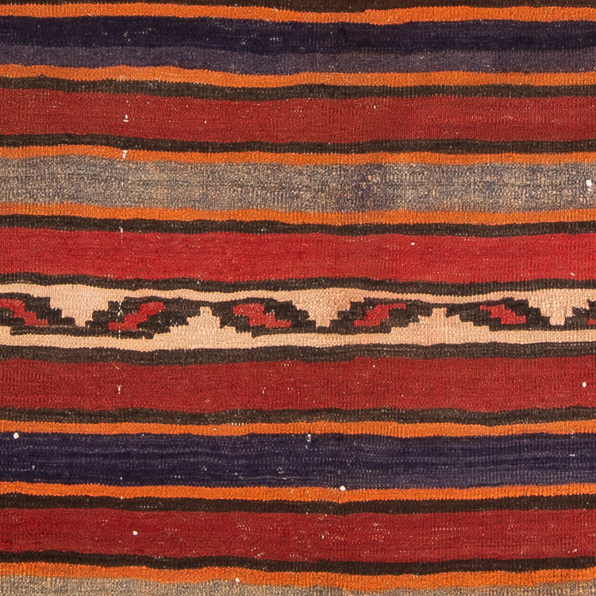 Kelim-matta - gammal kvadrat  - 185 x 160 cm - flerfärgad