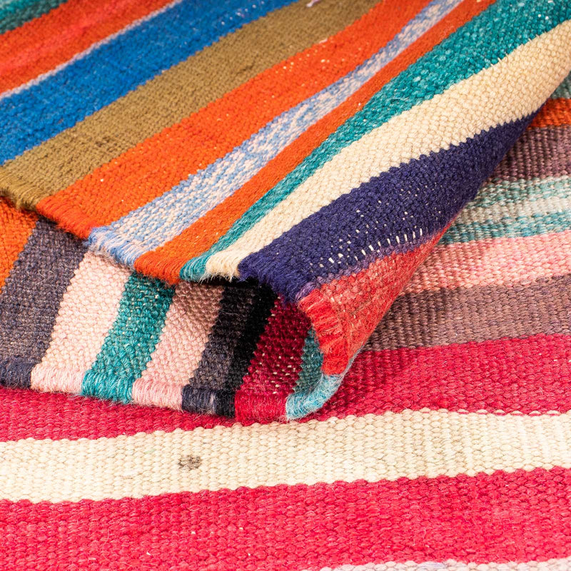 Kelim-matta - gammal - 190 x 150 cm - flerfärgad