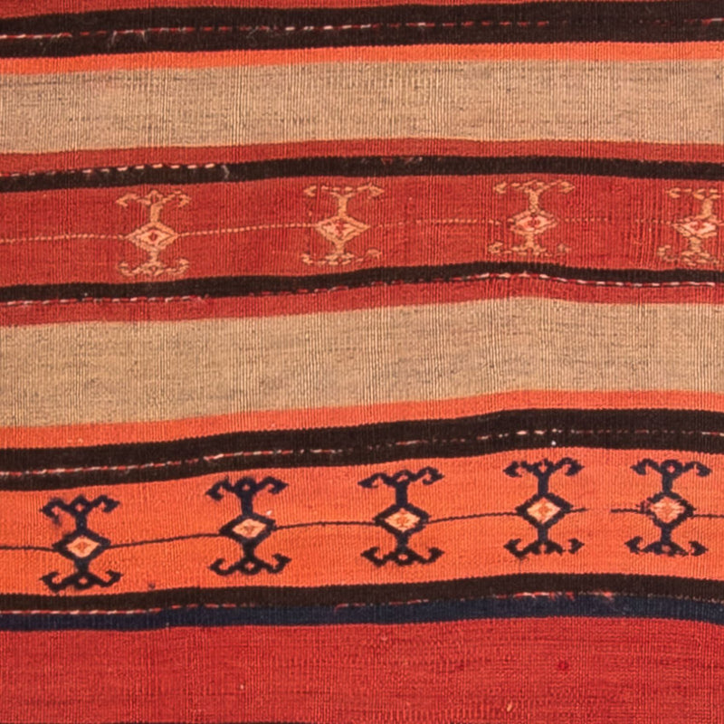 Runner Kelim-matta - gammal - 280 x 85 cm - flerfärgad