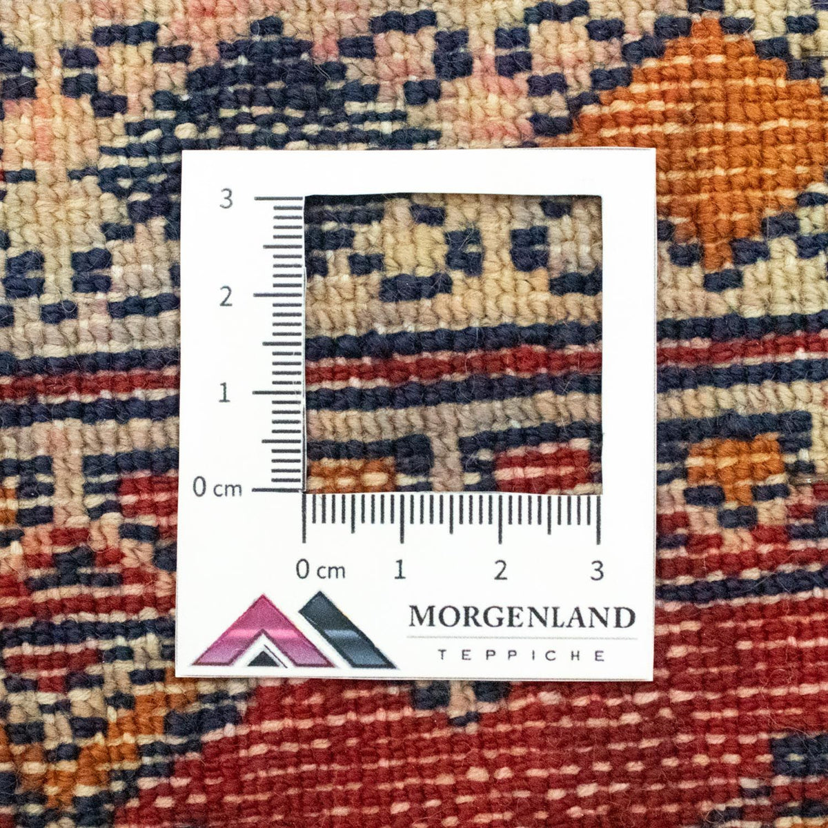 Turkaman-matta - 91 x 70 cm - röd