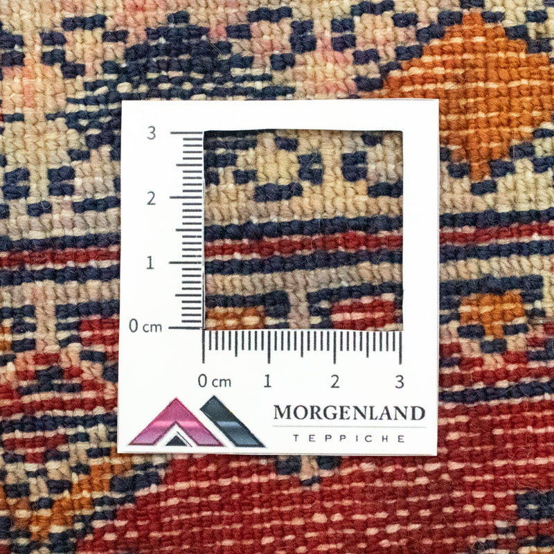 Turkaman-matta - 91 x 70 cm - röd