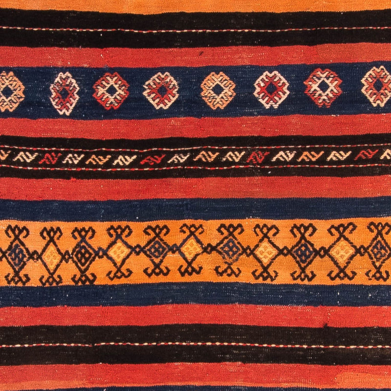 Kelim-matta - gammal - 200 x 150 cm - flerfärgad