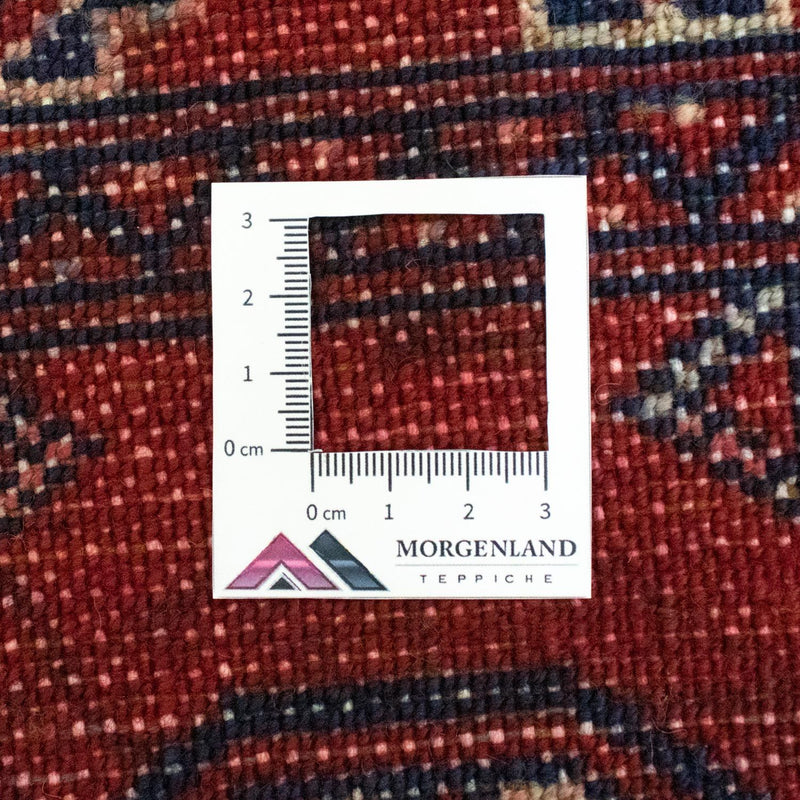 Turkaman-matta - 87 x 62 cm - röd