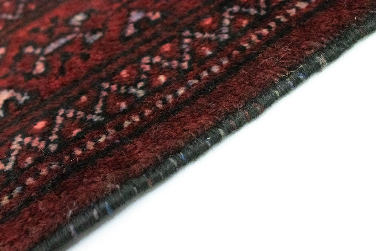 Turkaman-matta - 95 x 66 cm - röd